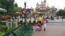 Disneyland med prinsesseslottet, Birgitte, Maria og Johanne